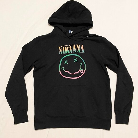 Divided Nirvana Hoodie Mens Size Medium Pullover - Picture 1 of 16